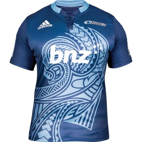 Adidas Men's Auckland (New Zealand) Blues Super Rugby 2013-14 Jersey Size 3XL - Picture 1 of 12